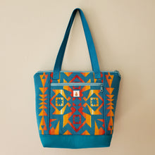 Load image into Gallery viewer, CC Mini Linda Tote - Turquoise Canvas