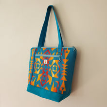 Load image into Gallery viewer, CC Mini Linda Tote - Turquoise Canvas