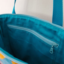 Load image into Gallery viewer, CC Mini Linda Tote - Turquoise Canvas