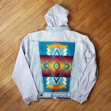 Load image into Gallery viewer, Women's 2X - Custom Denim Sweatshirt Jacket