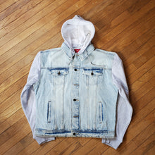 Load image into Gallery viewer, Women's 2X - Custom Denim Sweatshirt Jacket