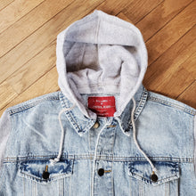 Load image into Gallery viewer, Women's XL - Custom Denim Sweatshirt Jacket