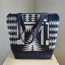 Load image into Gallery viewer, Mini Linda Tote Bag - Black Canvas