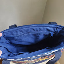 Load image into Gallery viewer, Mini Linda Tote Bag - Navy Canvas