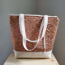 Load image into Gallery viewer, Mini Linda Tote Bag - Natural Canvas