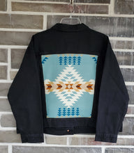 Load image into Gallery viewer, Women's 2X - Custom Black Denim Jacket