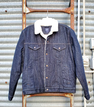 Load image into Gallery viewer, Men's Large - Custom Denim Sherpa Jacket