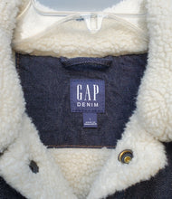 Load image into Gallery viewer, Men's Large - Custom Denim Sherpa Jacket