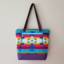 Load image into Gallery viewer, CC Mini Linda Tote - Purple Canvas
