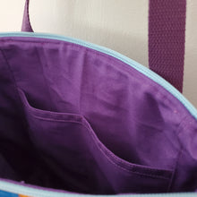 Load image into Gallery viewer, CC Mini Linda Tote - Purple Canvas
