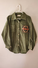 Load image into Gallery viewer, SMALL Corduroy Shacket  - Olive
