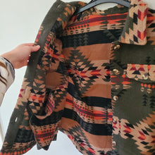 Load image into Gallery viewer, Olive Aztec Jacket
